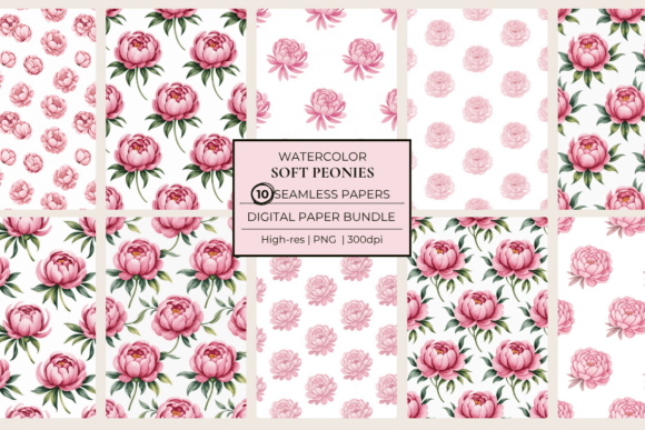 Download Soft Peonies Seamless Papers | Romantic - Romantic Collection
