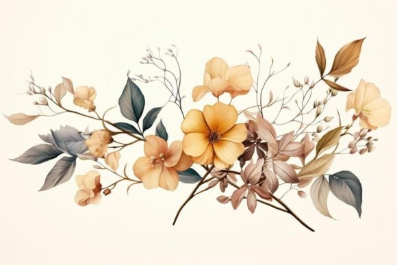 Download Botanical Drawings Flower Drawings - Premium Bundle