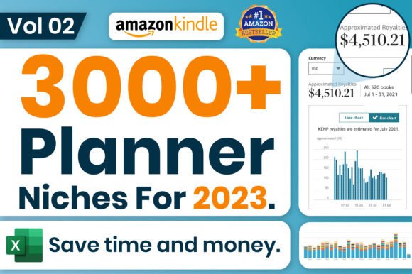 Download 3000+ Planner Niches 2023 for Amazon KDP - Amazon kdp Collection