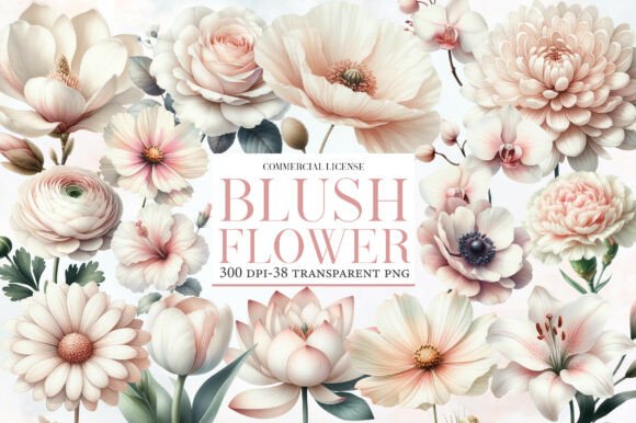 Download Blush Flower Clipart - Blush Collection