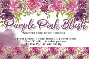 Download Purple Pink Blush Flower Watercolor - Blush Collection